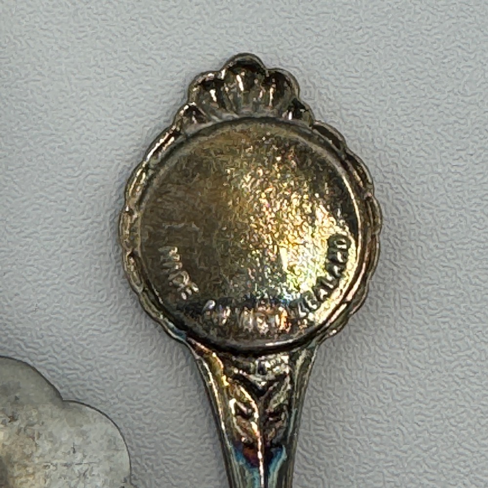 Vtg Enamel Souvenir Spoon Lot 5 Yellowstone Mt Rushmore Grand Canyon Collectible - Picture 6 of 7